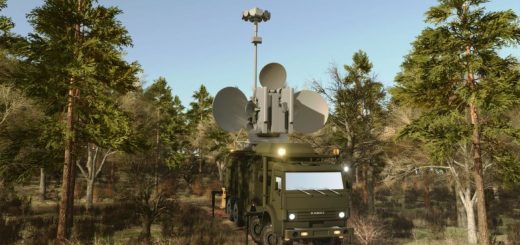 KAMAZ military vehicle equipped as a mobile radar and communications station v1.0