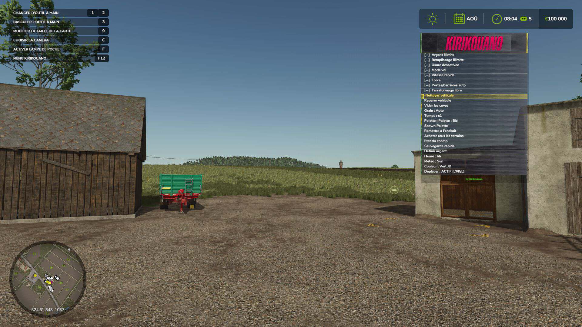 Kirikouano Menu HUD v1.0