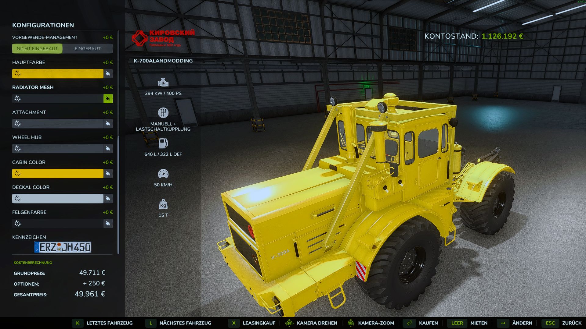 Kirovets K-700A v1.0.0.2