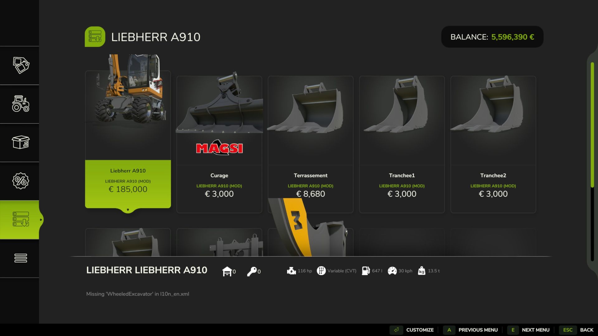 Liebherr A910 v2.0