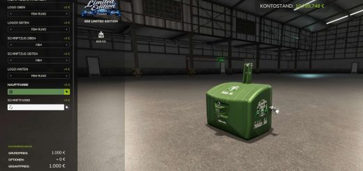Limited Edition Weight Pack v1.0