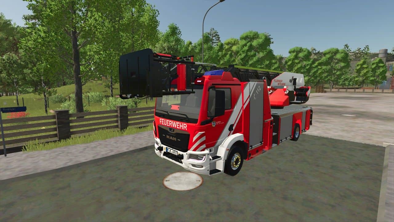 MAN Rosenbauer DLK 23/12 from the Mittelberg fire department v1.0
