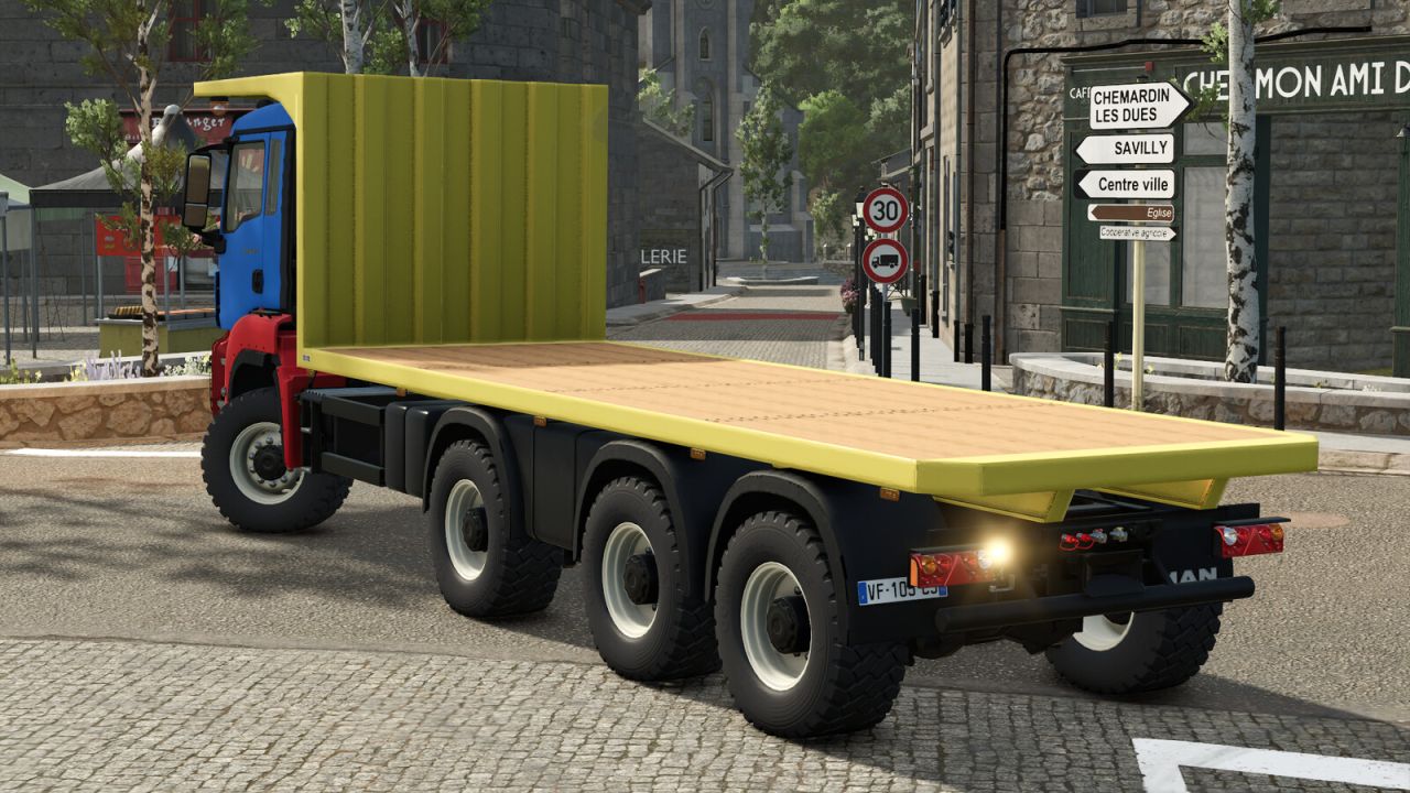 MAN TGS 18.500 Flatbed Autoload v1.0