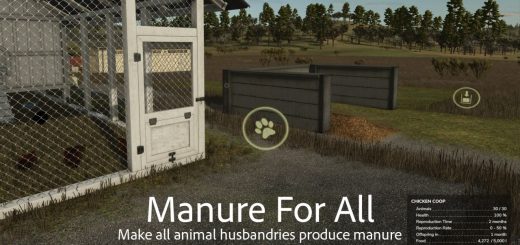 Manure For All Husbandries v1.0