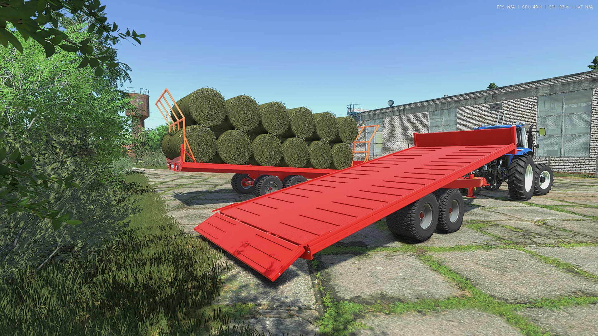 OMP tilt flatbed trailer v1.0