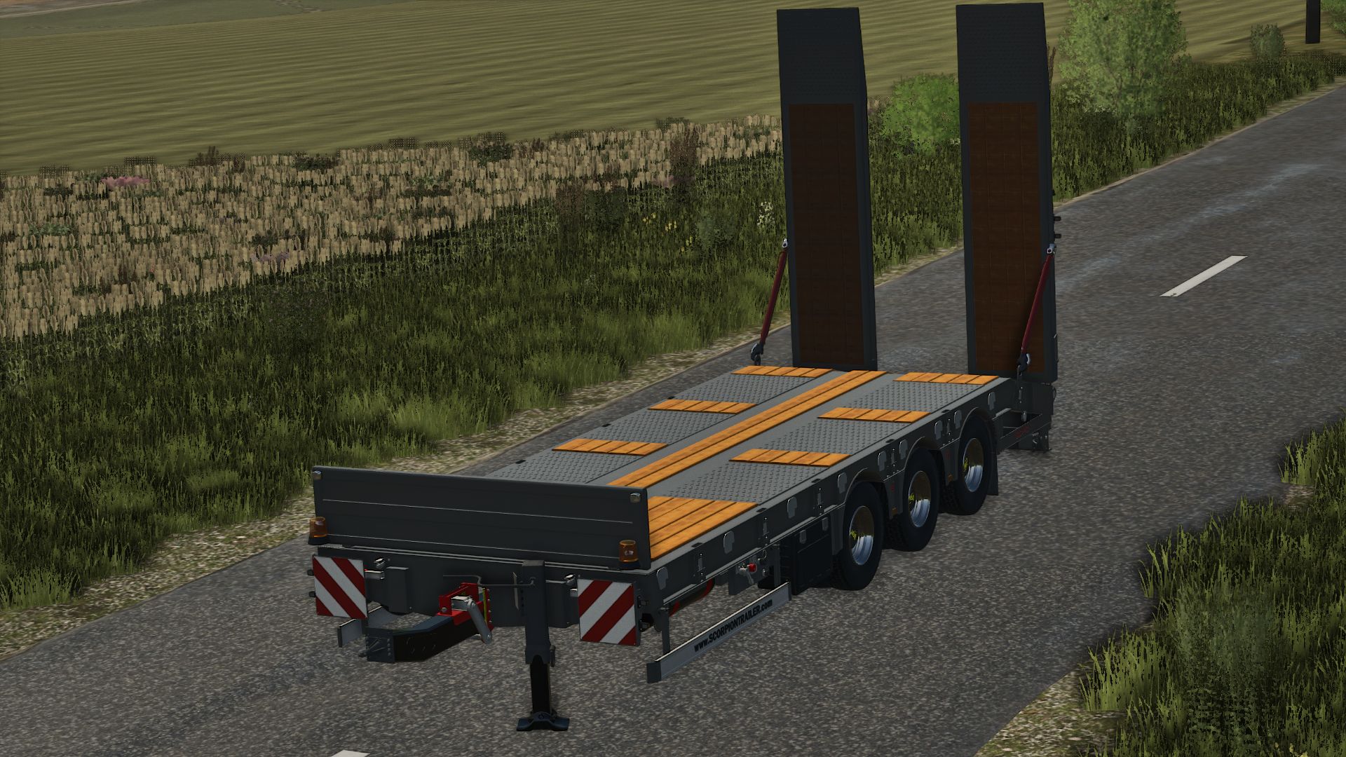 Scorpion 3-axle machine transport v1.0