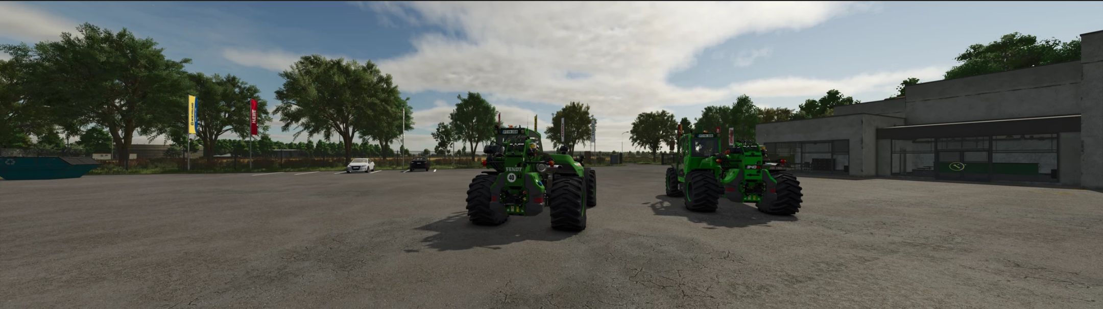 Sennebogen G340 and Fendt Cargo T740 v1.0