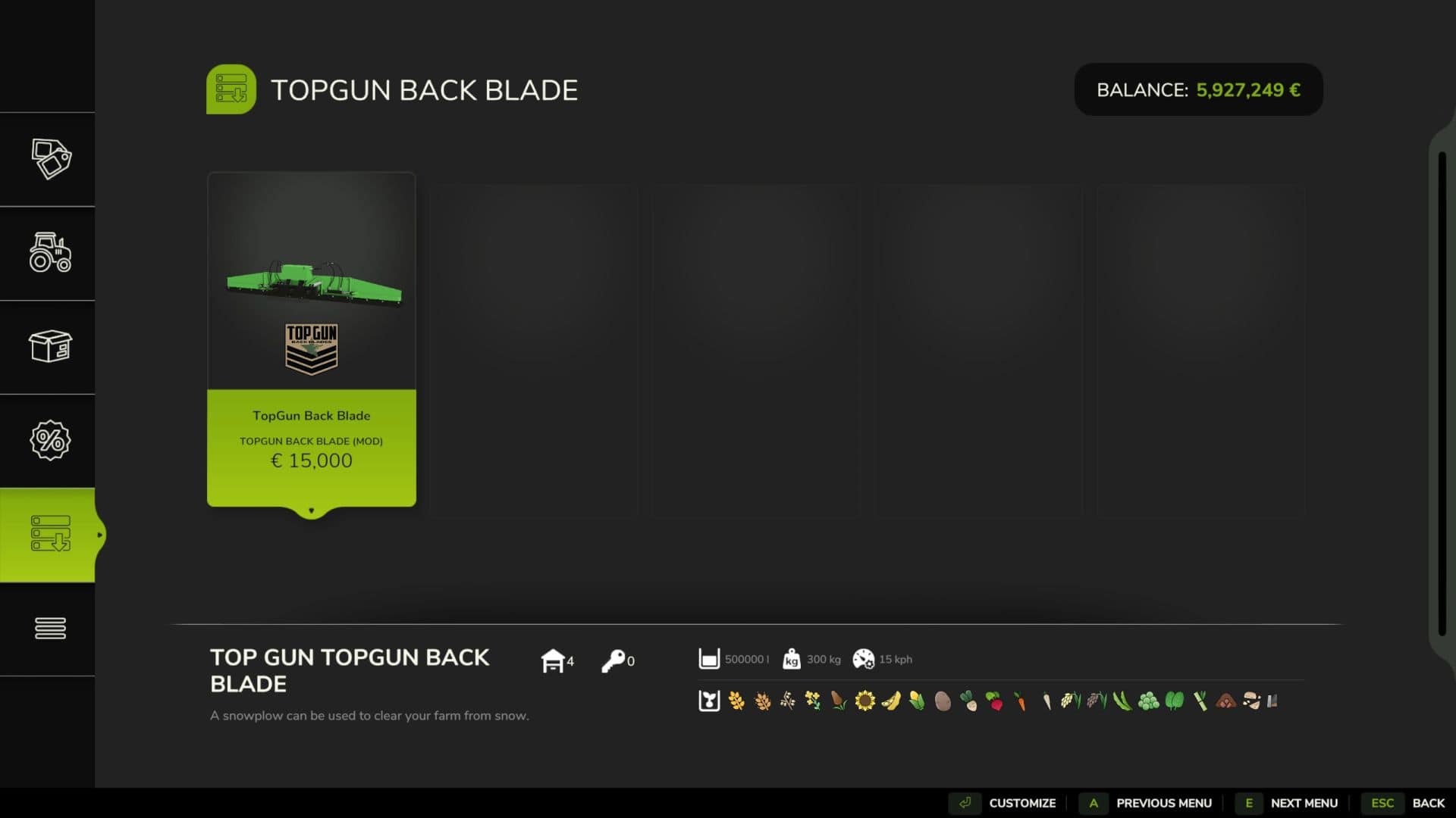 TopGun BackBlade SnowPlow v1.0