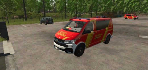 Volkswagen T6 Hanover Fire Department NEF and ELW 1 v1.0