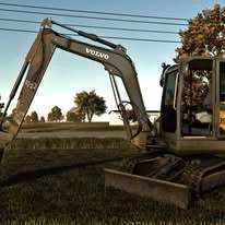 Volvo ECR58F Compact Excavator Pack v1.0