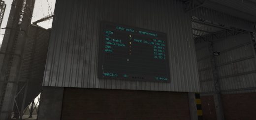 Wall-mounted LED matrix display v1.0