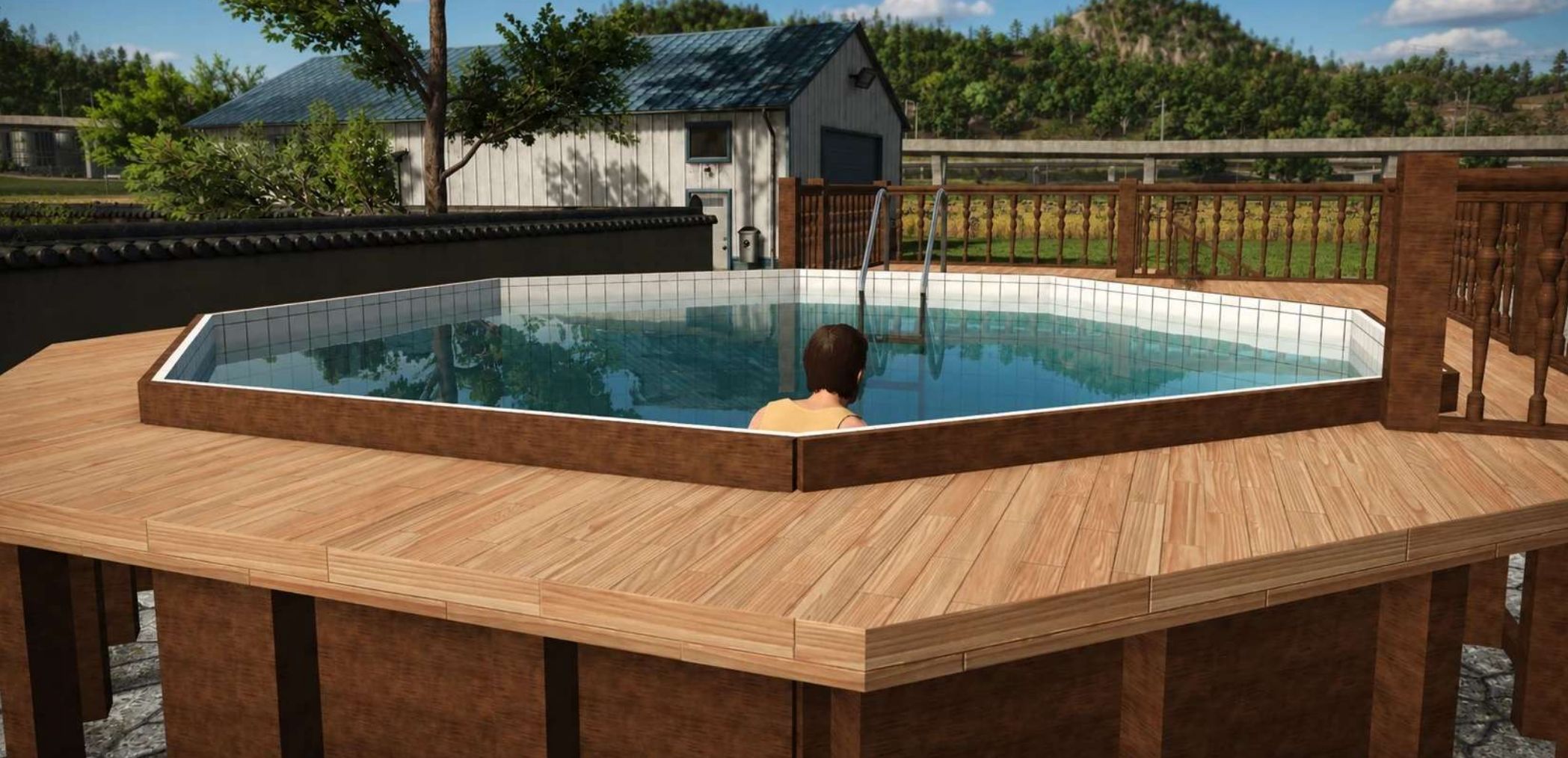 Wooden Pool Deck v1.0
