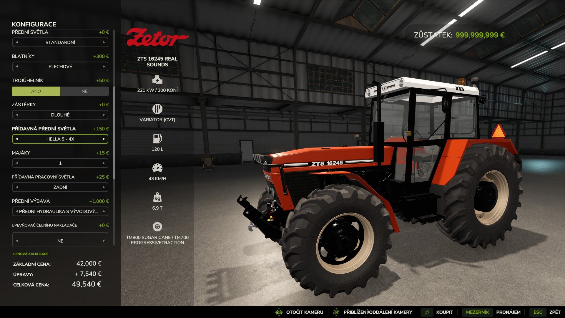Zetor ZTS 16245 Real Sounds v2.0.0.0