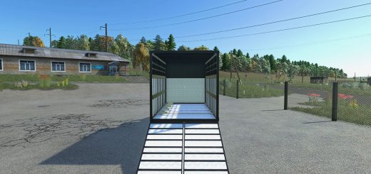 2018 Renault Master Cattle Transport Trailer v1.0