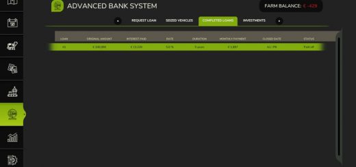Advanced Bank System v1.1