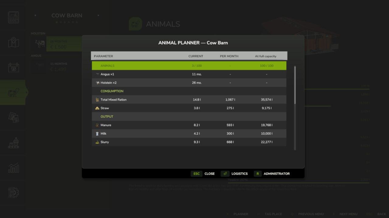 Animal Planner v1.0