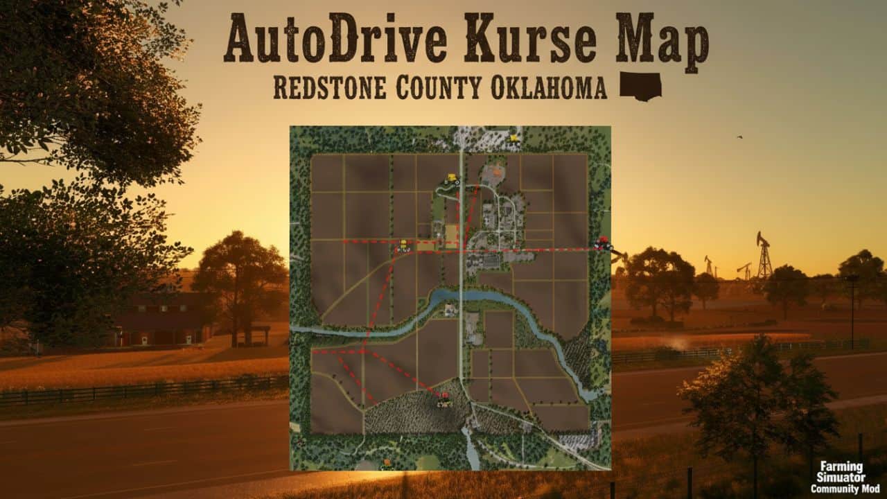 AutoDrive Redstone County-Oklahoma v1.0