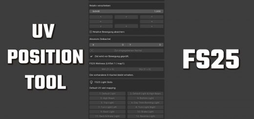 Blender Add-on UV Position Tool v1.0