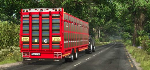 Broughan 28 Ft Animal Trailer v1.0