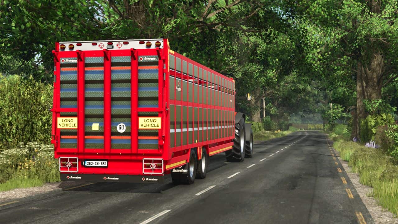 Broughan 28 Ft Animal Trailer v1.0