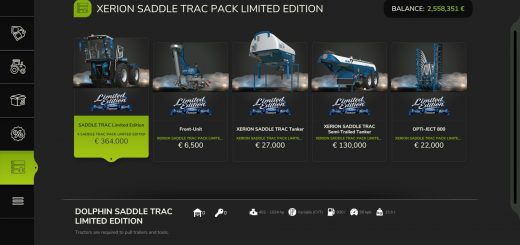 Claas SADDLE TRAC Pack Limited Edition v1.0