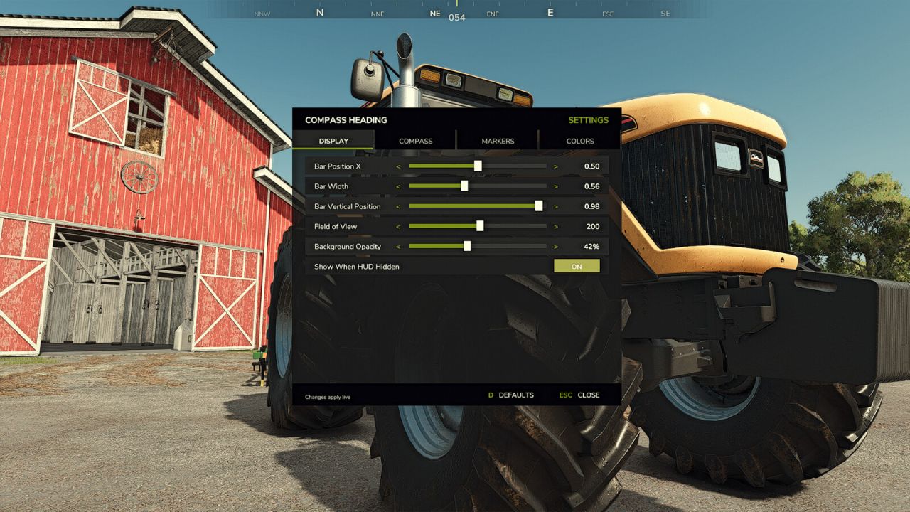 Compass Heading Display v1.1