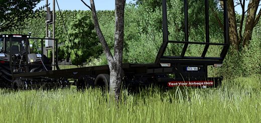 Flatbed trailer with a completely redesigned rear and IC v1.0.0.1