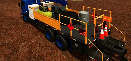 Ford Cargo Truck with Knuckle-Boom Crane (Tire Service) BETA v1.0