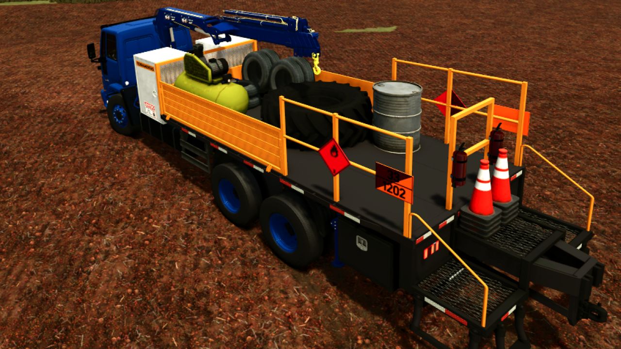 Ford Cargo Truck with Knuckle-Boom Crane (Tire Service) BETA v1.0