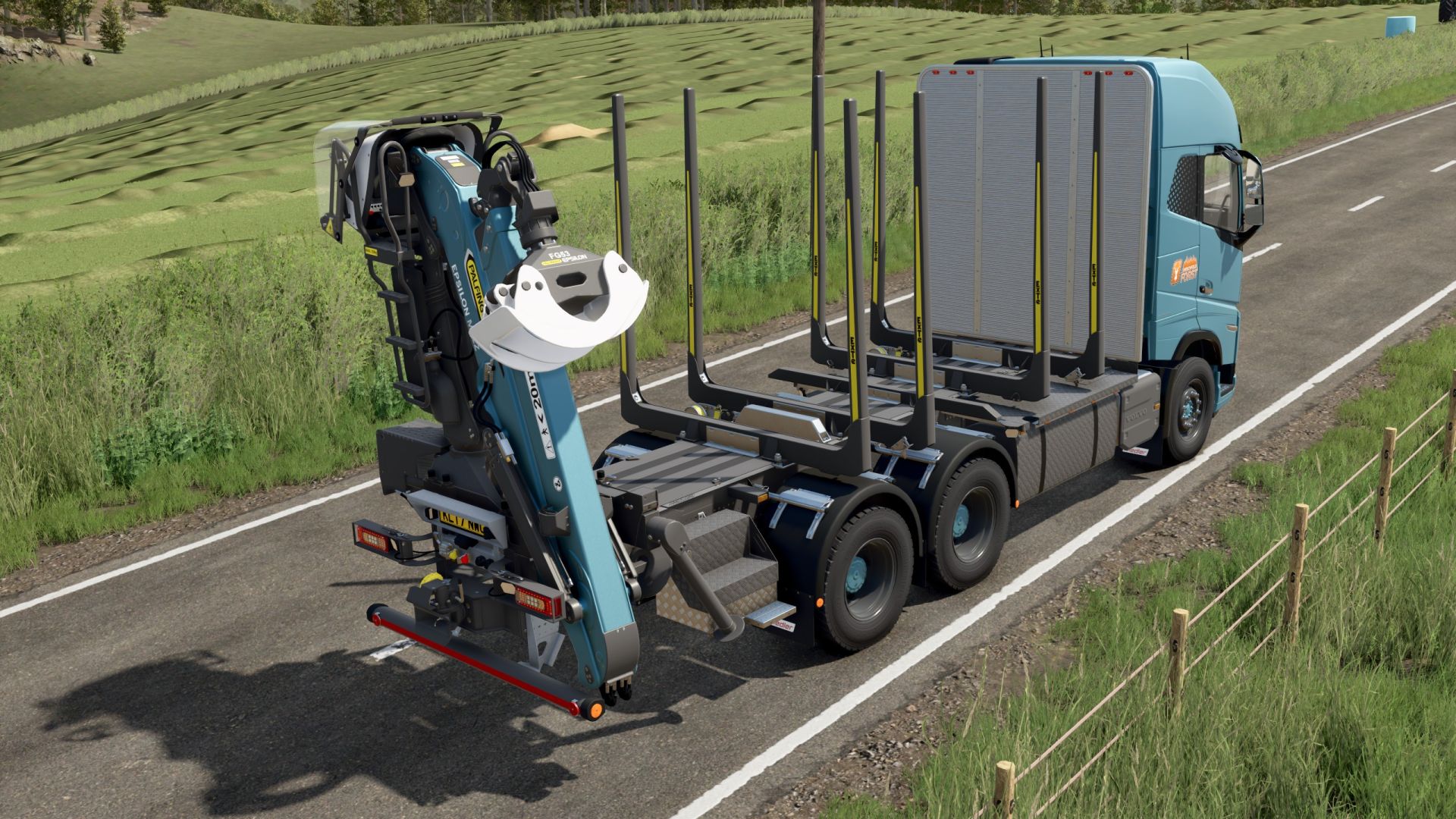 Forestry truck with loading crane v1.0.4.2