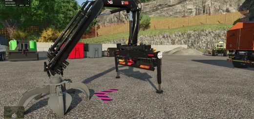 HIAB XS Detachable Rear-Mounted Crane v1.0
