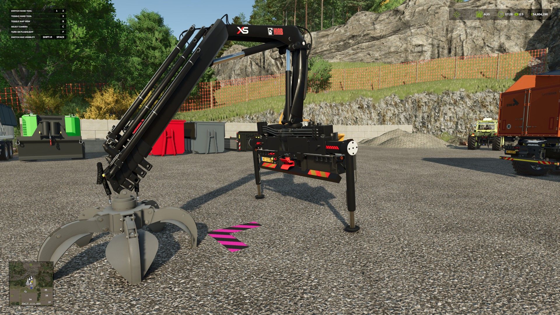 HIAB XS Detachable Rear-Mounted Crane v1.0