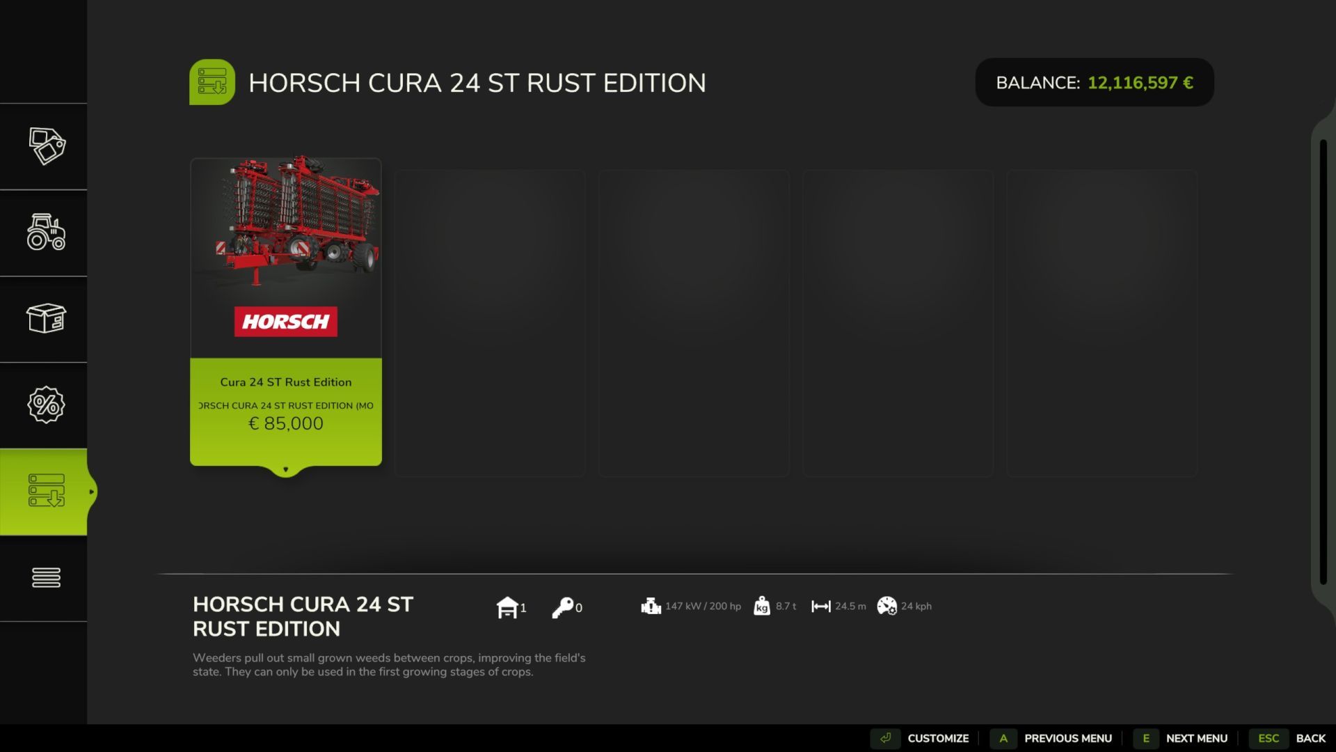 Horsch Cura 24 ST Rust Edition v1.5