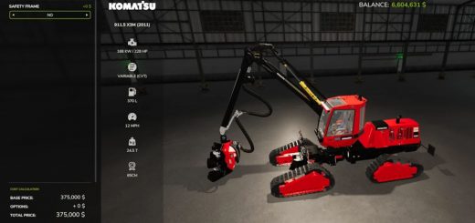 Komatsu Harvester 911 v2.0