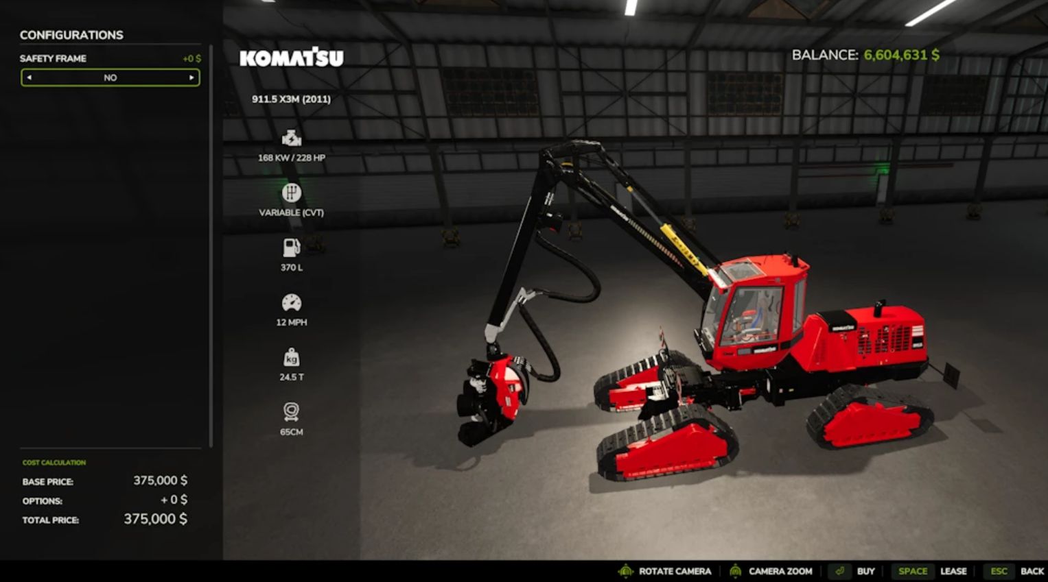 Komatsu Harvester 911 v2.0
