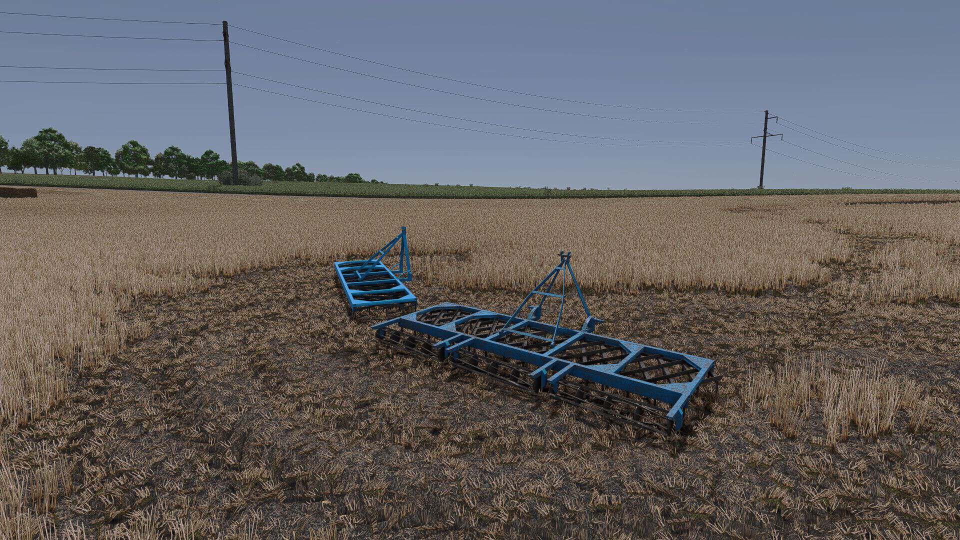 Kulu Agricultural Tools Industrial Rake v1.0