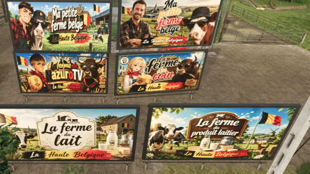 Panels for the map “La Haute Belgique” v1.0.0.1