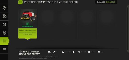 Poettinger Impress 3190 VC PRO Speedy v1.8