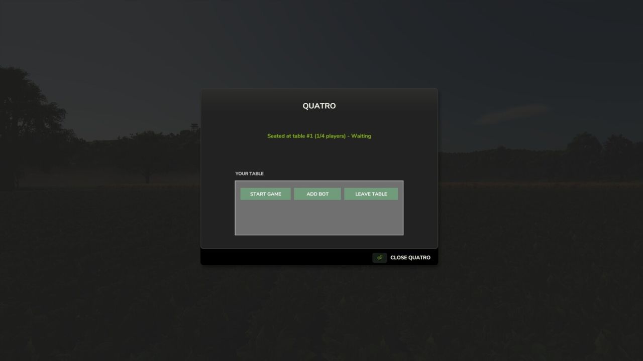 Quatro The Card Game v1.0