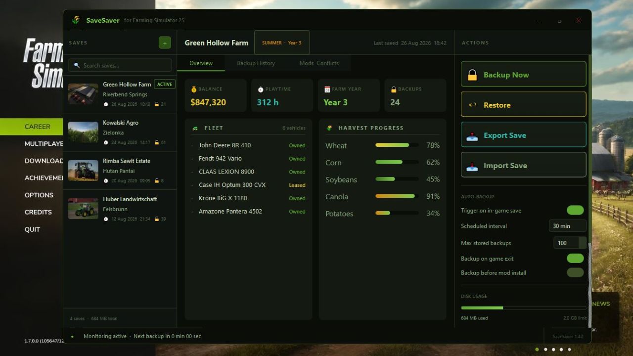 SaveSaver — Automatically creating smart backups v1.0