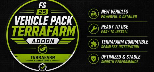 Vehicle Pack – TerraFarm Addon v1.0