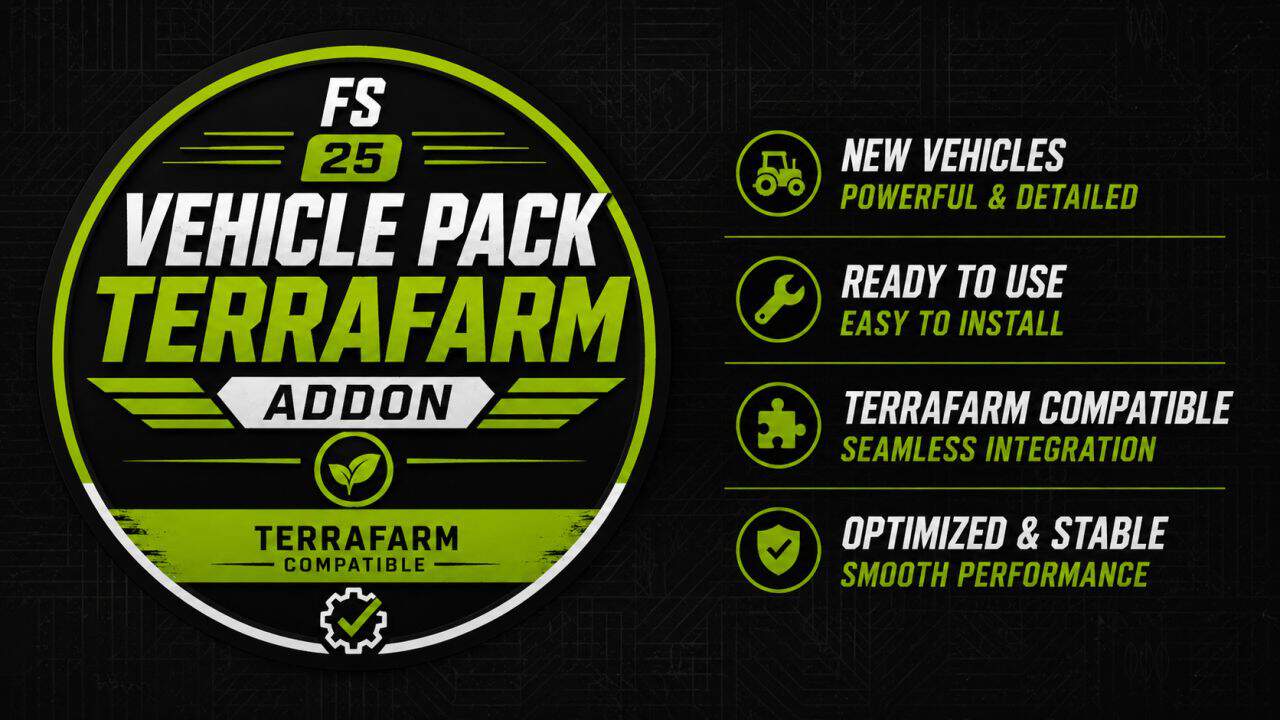Vehicle Pack – TerraFarm Addon v1.0