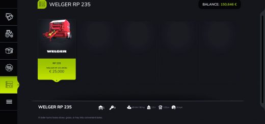 Welger RP 235 Profi v1.0.0.1
