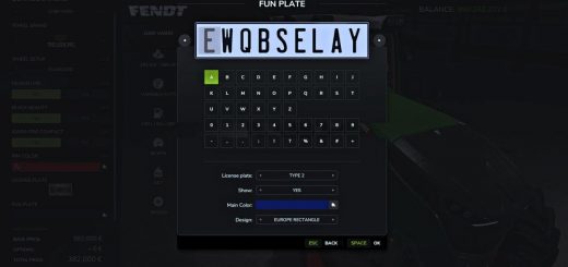 Windshield Fun/Name Plates v1.0