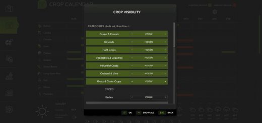 Crop Calendar Filter v1.0