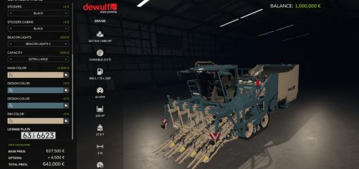 Dewulf Vegetable Harvester v1.0.0.1