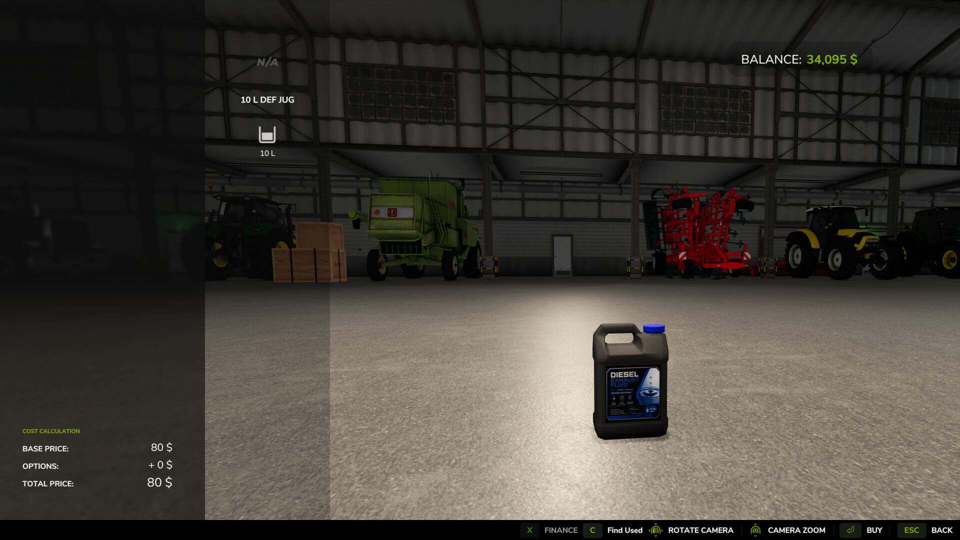 Diesel Exhaust Fluid Additive v1.0.0.2