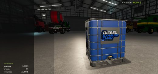 Diesel Exhaust Fluid Additive v1.0