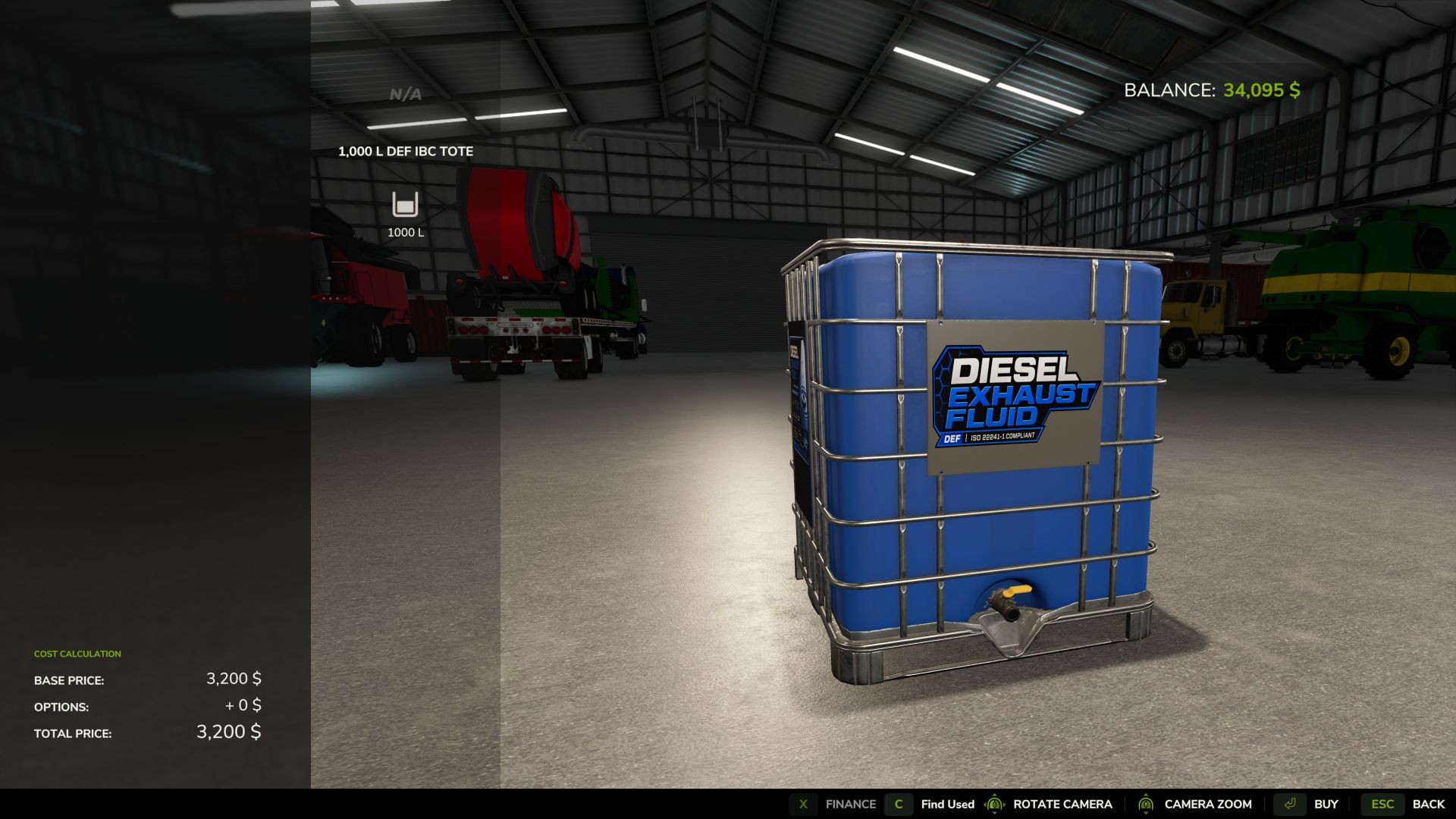 Diesel Exhaust Fluid Additive v1.0