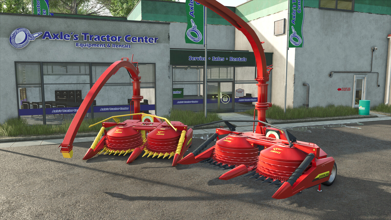 Fimaks Bigdrum 3000 Forage Harvester v1.0